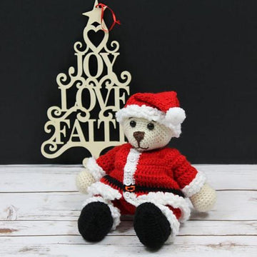 269- Santa Outfit & Bear Crochet Pattern #269