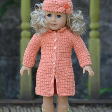 Peach Flower Doll Set