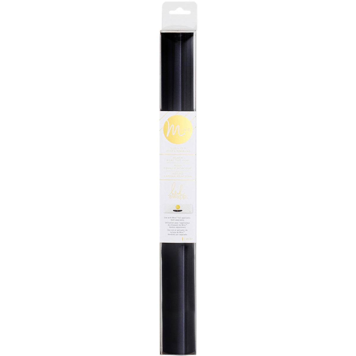American Crafts Heidi Swapp Minc Reactive Foil 12.25" - Black 10' Roll