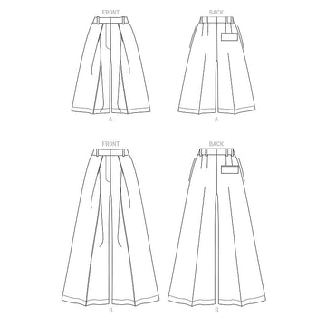 Vogue Sewing Misses' Pants V1910 - Sewing Pattern