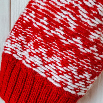 Scarlet Snowflake Hat