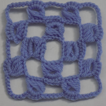 Reversible Broomstick Granny Square