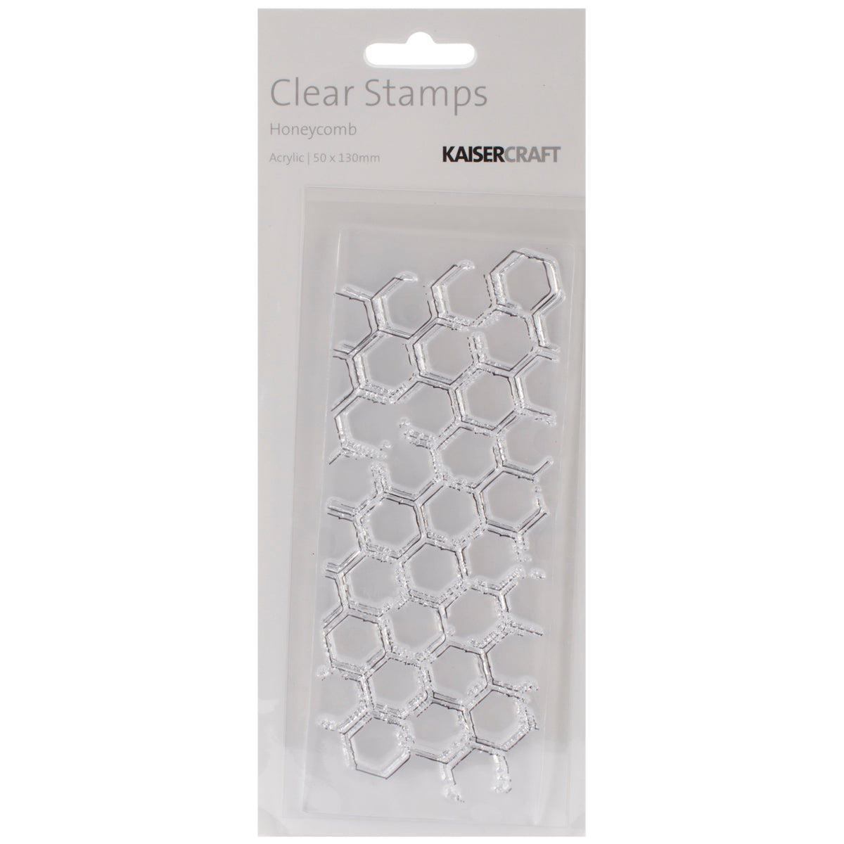 Kaisercraft Texture Clear Stamps 5.75"X2.5" - Honeycomb