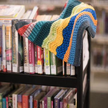 Knitting at the Library Cowl Part Deux (Lace)