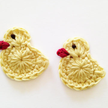 Easter chick duck applique