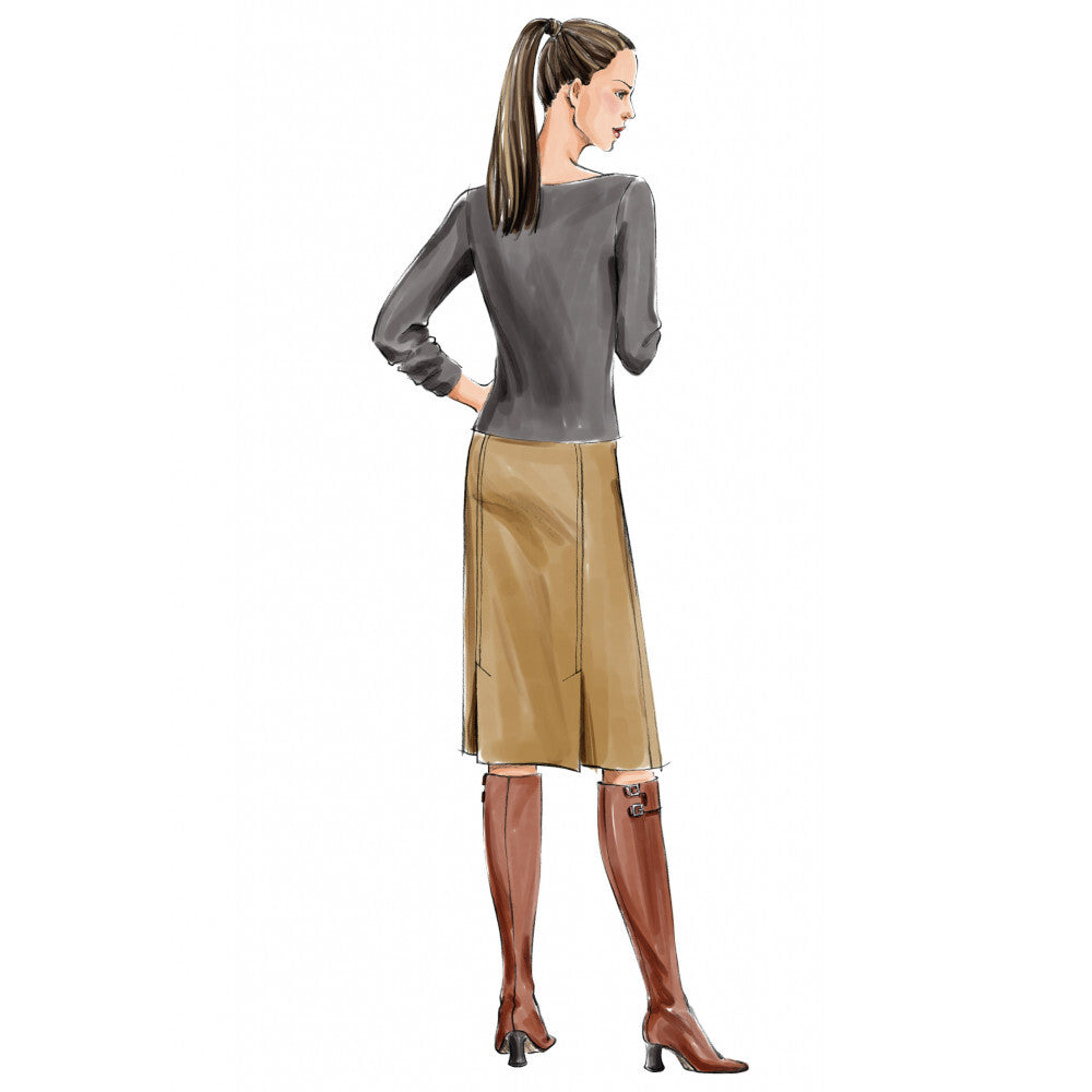 Vogue Misses'/Misses' Petite Skirt V7937 - Sewing Pattern