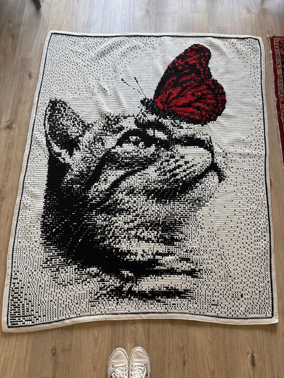 Overlay Mosaic "KITTY AND BUTTERFLY (smaller)"