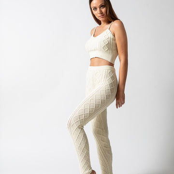 Vintage Cable Braid Leggings