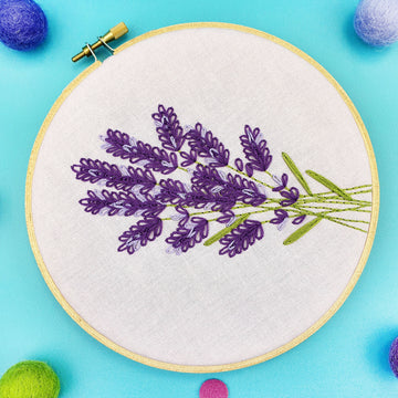 Oh Sew Bootiful Lavender Embroidery Pattern Fabric Pack