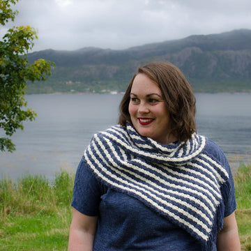 Lunt Striped Scarf with Fringe
