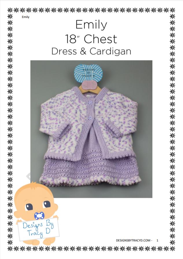 Baby Dress knitting pattern Emily
