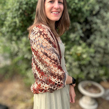 Coral Cocoon Cardigan