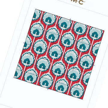 Retro Roses in DMC - PAT0769 - Downloadable PDF