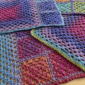 Chromatic Granny Placemats