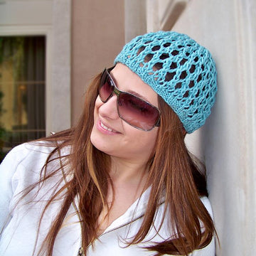 Spring Hat, Summer Hat, Lace Hat, Mesh Hat, Spring Beanie Hat