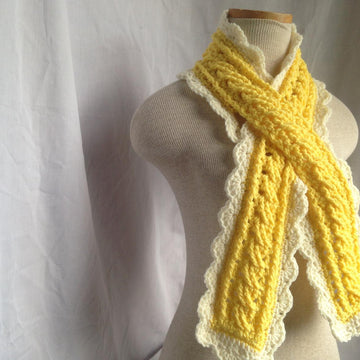 Sunshine Charlotte Scarf CAL 2016