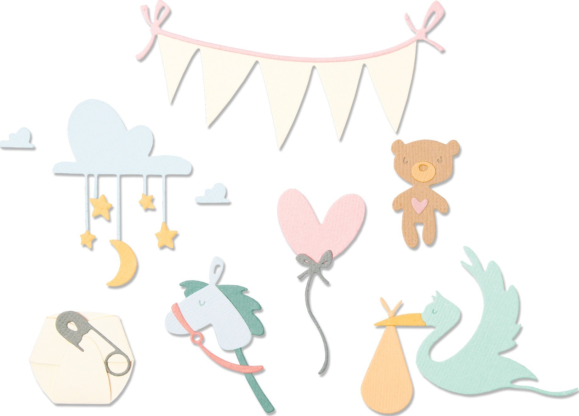 Sizzix Thinlits Dies By Pete Hughes 11/Pkg - Lullaby
