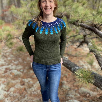 Treeline Sunrise Pullover Sweater