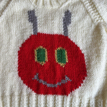 Caterpillar toddler sweater