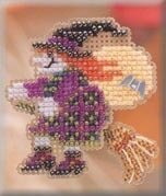 Mill Hill Broom Ride Pin Beaded Cross Stitch Kit