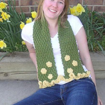 Daisy Ruffle Scarf