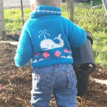 Whale, Fish and Waves Sweater