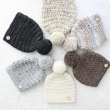 Slightly Slouchy Pom Beanie