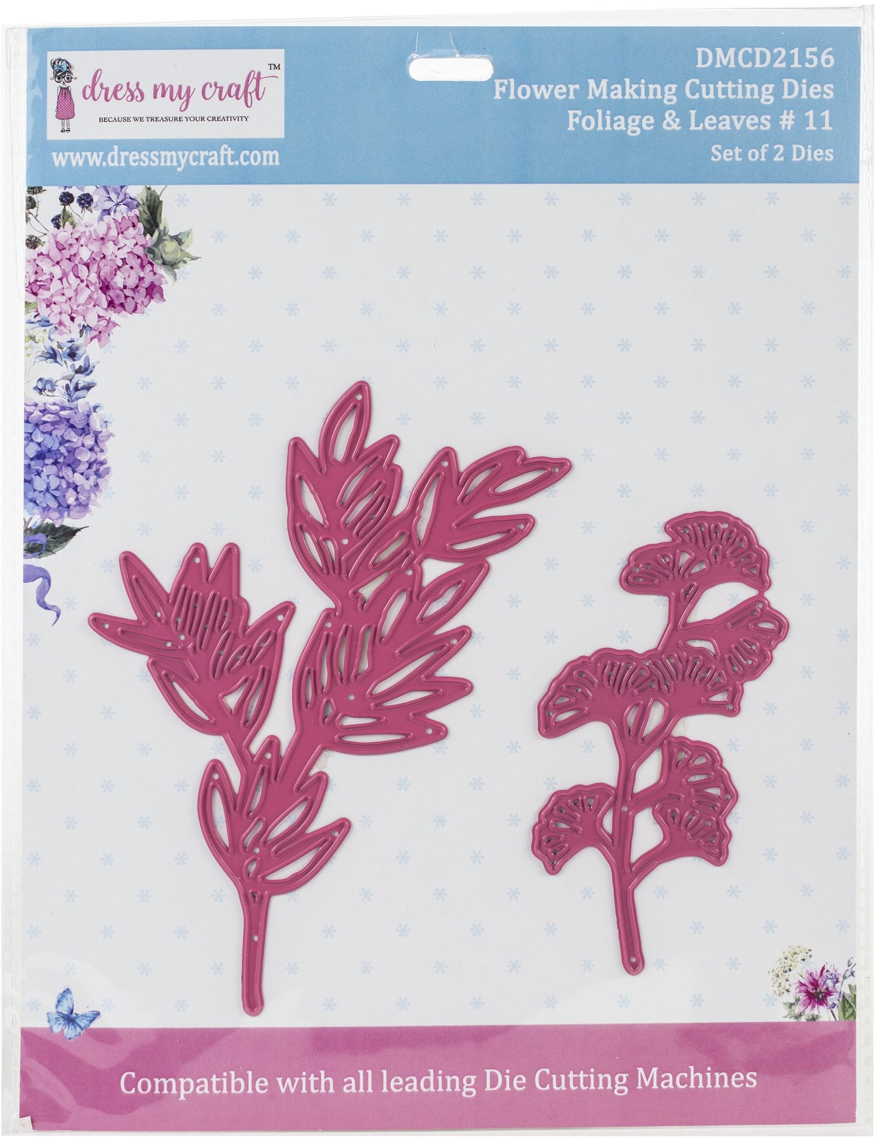 Dress My Craft Dies - Flower Making-Foliage & Leaves #11