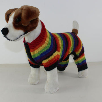 Dog Rainbow Stripe Onesie