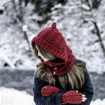 Through the Woods Fingerless Mitts