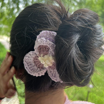 Winged Blossom Crochet Hair Clips Collection