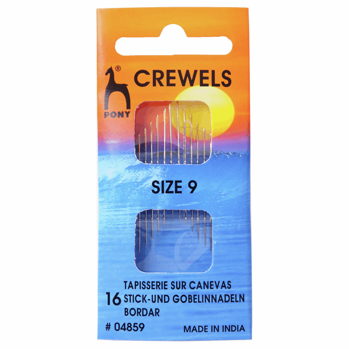 Pony Embroidery/Crewel Needles Size 9