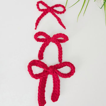 Crochet Bow 3 in 1 Pattern, Simple Hair Accessories
