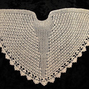 Ice Crystal Crochet Faroese Shawl