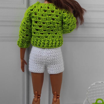 Pink sweater for dolls
