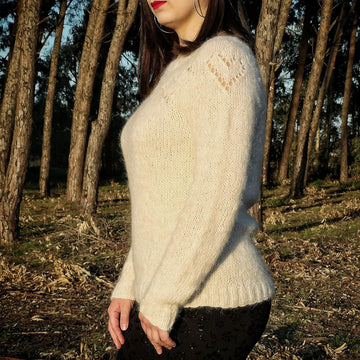 Fluffy Hearts Sweater