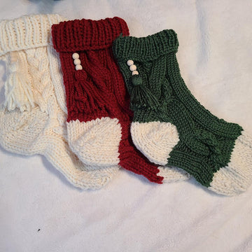 Cabled Stocking