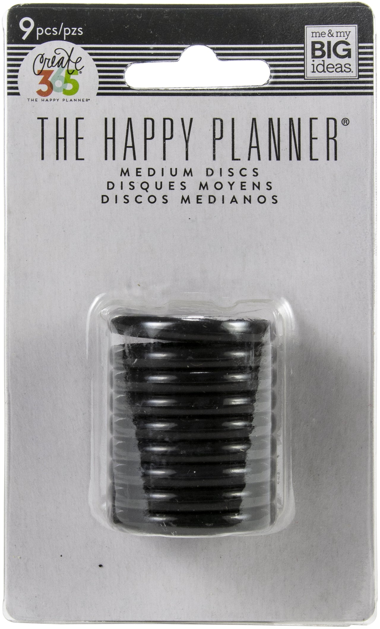 Happy Planner Discs 1.25" 9/Pkg - Black