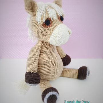 Crochet Amigurumi Toy Horse Biscuit