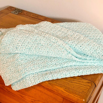 Crochet Velvet Warm Blanket