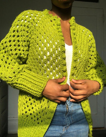 Crochet Hex Cardigan