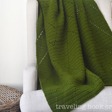 Magnolia Herringbone Blanket