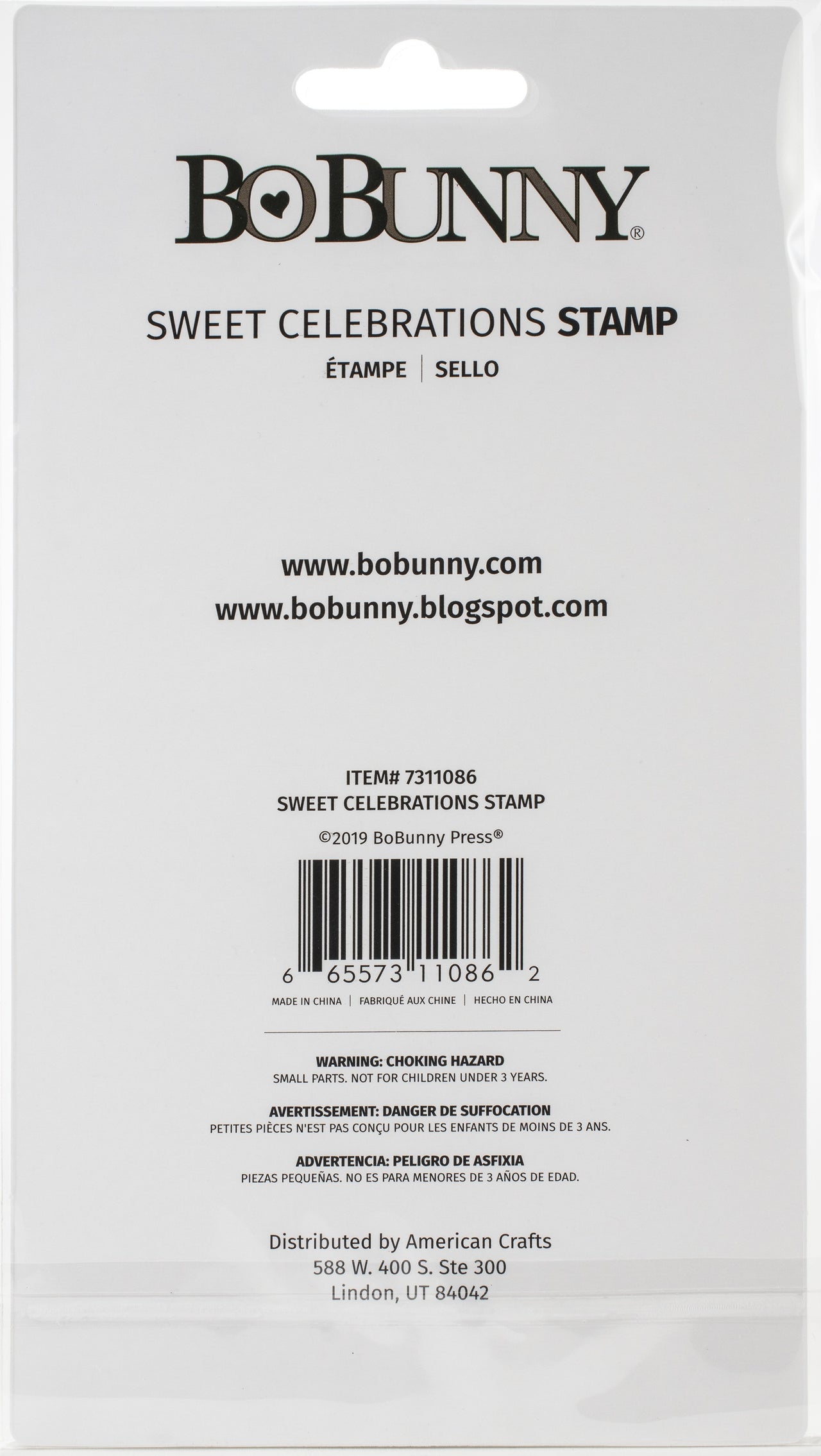 American Crafts BoBunny Stamps - Sweet Celebration