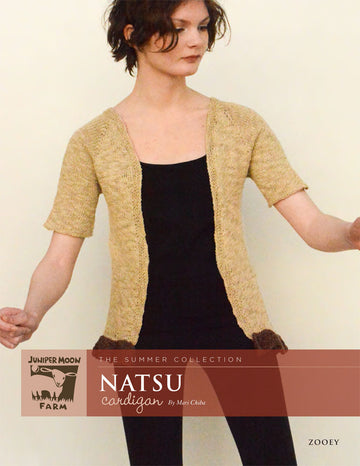 Natsu Cardigan in Juniper Moon Farm Zooey - Downloadable PDF