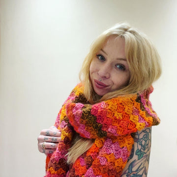 Stitch-Me-Sideways Scarf