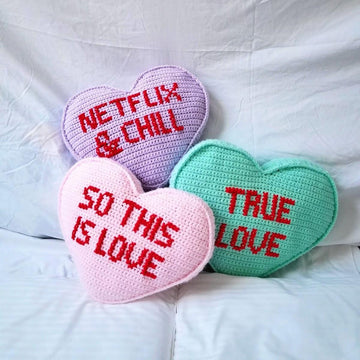Candy Heart Pillow