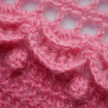 Strawberry Cupcake shawl CAL