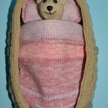 Tessa Teddy With Crib And Bedding
