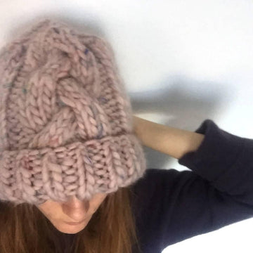Chunky Cable Winter Hat