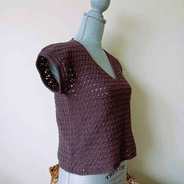 Painted Pinecone Crop Top